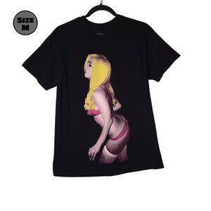 Addison Rae: The Addison Tour 2025 Underwear USED Shirt (M, Black, Pop, Dance)